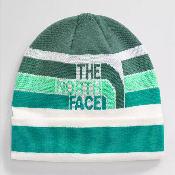 The North Face Retro Logo Beanie, Dark Sage - Picture 2 of 3